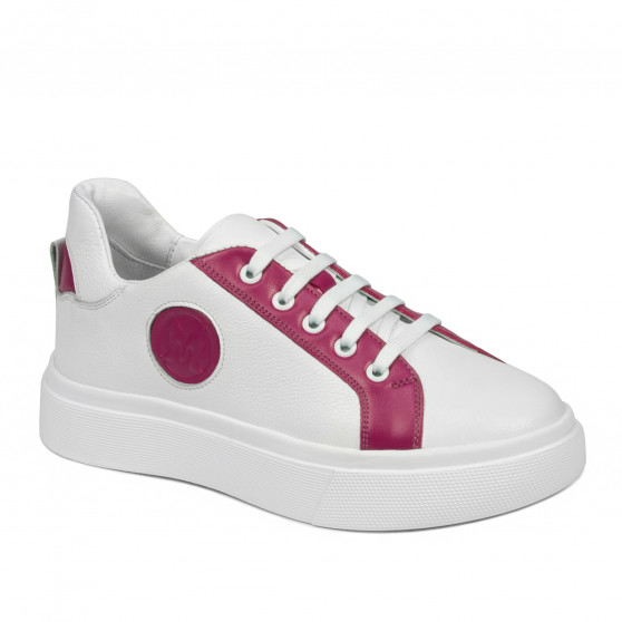 Zapatillas deportivas mujer 6073 blanco+fucsia