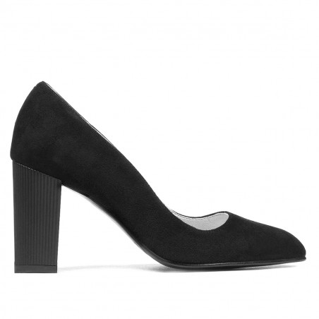 Zapatos elegantes de mujer 1278 negro antílope