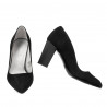 Zapatos elegantes de mujer 1278 negro antílope