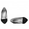 Zapatos elegantes de mujer 1278 negro antílope