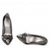 Zapatos elegantes de mujer 1279 plata nacarada