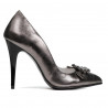 Zapatos elegantes de mujer 1279 plata nacarada