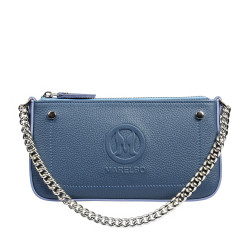 Bolso de mujer de hombro 024g 01 biz azul