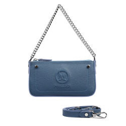 Bolso de mujer de hombro 024g 01 biz azul