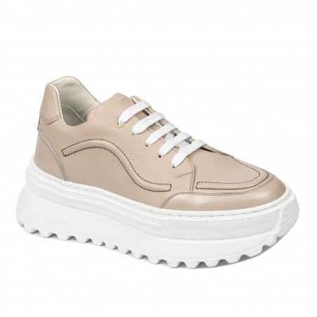 Zapatillas deportivas mujer 6074 polvo combinado