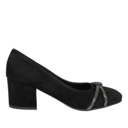 Zapatos elegantes de mujer 1336 negro antílope