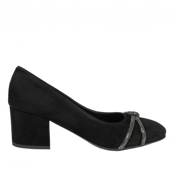Zapatos elegantes de mujer 1336 negro antílope