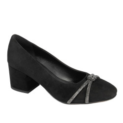 Zapatos elegantes de mujer 1336 negro antílope
