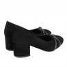 Zapatos elegantes de mujer 1336 negro antílope