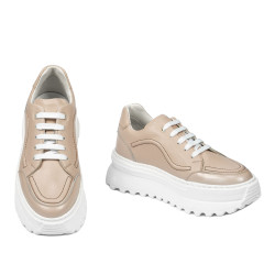 Zapatillas deportivas mujer 6074 polvo combinado