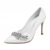 Zapatos elegantes de dama 1300 blanco