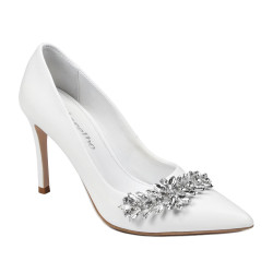 Zapatos elegantes de dama 1300 blanco