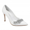 Zapatos elegantes de dama 1300 blanco