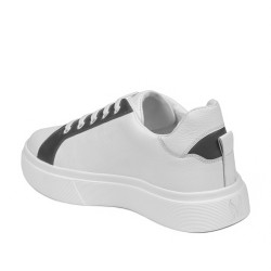 Zapatillas deportivas de mujer 6073 blanco+gris