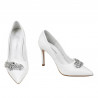 Zapatos elegantes de dama 1300 blanco