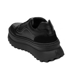 Zapatillas deportivas para mujer 6074 negro combinado