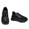 Zapatillas deportivas para mujer 6074 negro combinado
