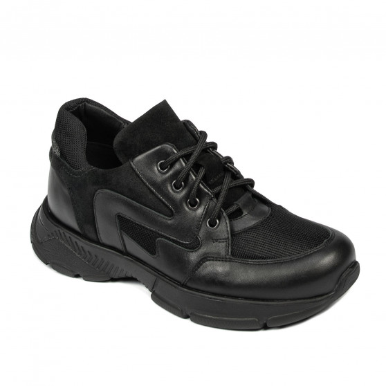 Deportivos adolescentes 8001 negro combinado