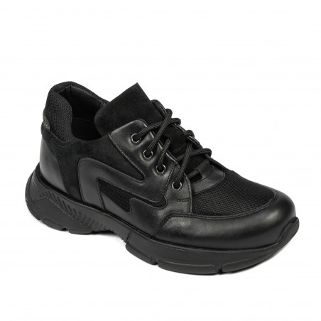 Deportivos adolescentes 8001 negro combinado