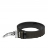 Cinturón hombre 71b bicolor negro brillante+café