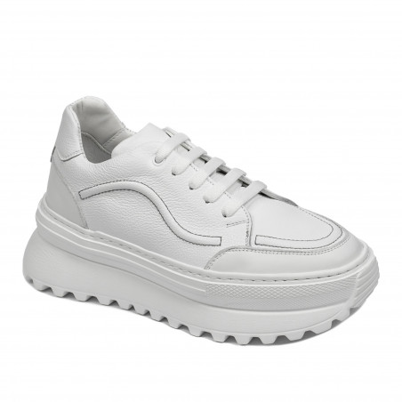 Zapatillas deportivas mujer 6074 blanco combinado