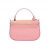 Bolso de dama de mano 022g rosa combinado
