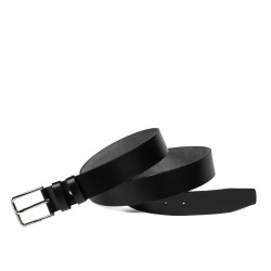 Cinturón de hombre 70b negro brillante