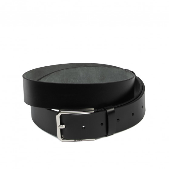Cinturón de hombre 70b negro brillante