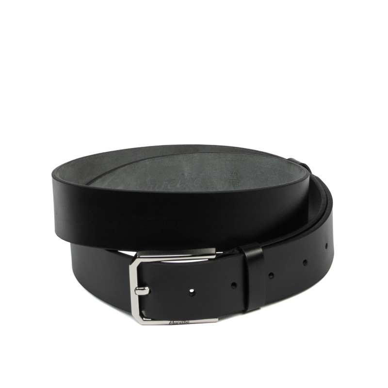 Cinturón de hombre 70b negro brillante