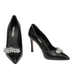Zapatos elegantes de mujer 1300 negro