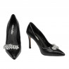 Zapatos elegantes de mujer 1300 negro