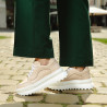 Zapatillas deportivas mujer 6074 polvo combinado lifestyle