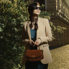 Bolso de mano para mujer 023g croco camel lifestyle