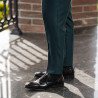 Zapatos elegantes para hombres 964 negro florantic
