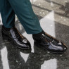 Zapatos elegantes para hombres 964 negro florantic