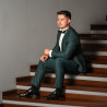 Zapatos elegantes para hombres 964 negro florantic