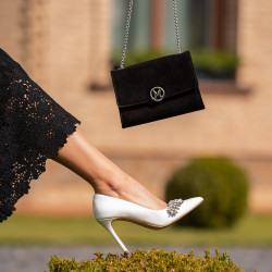 Zapatos elegantes de dama 1300 blanco lifestyle
