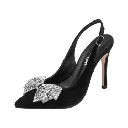 Sandalias de mujer 1316 negro terciopelo