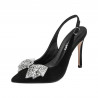 Sandalias de mujer 1316 negro terciopelo