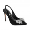 Sandalias de mujer 1316 negro terciopelo
