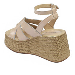 Sandalias de mujer 5108 beige nácar