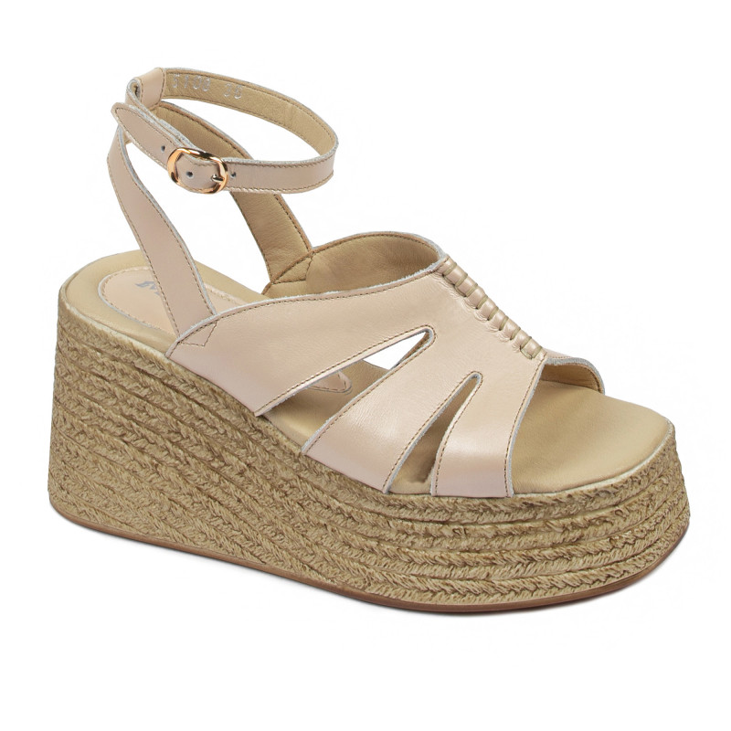 Sandalias de mujer 5108 beige nácar