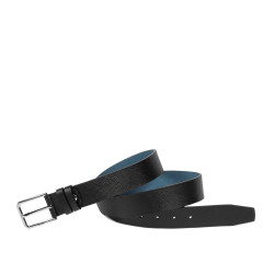 Cinturón de hombre 70b negro prensado
