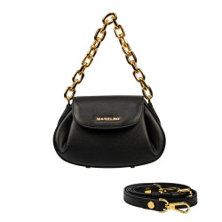 Bolso de mujer de hombro 027g negro