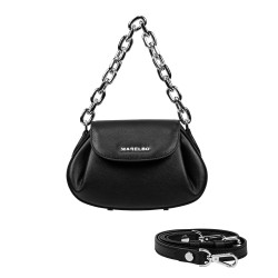 Bolso de hombro para dama 027g 01 negro
