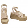 Sandalias de mujer 5108 beige nácar