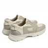 Zapatillas deportivas hombre 966 beige combinado