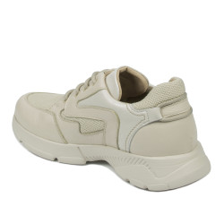 Zapatillas deportivas adolescentes 8001 beige combinado