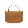 Bolso de mano para mujer 023g croco marrón