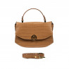 Bolso de mano para mujer 023g croco marrón